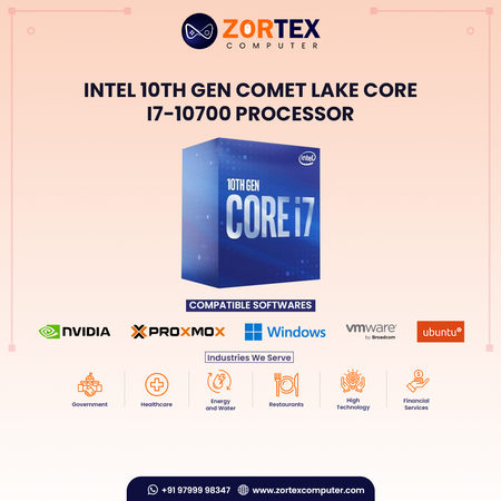 Intel 10th Gen Comet Lake Core i7-10700 Processor