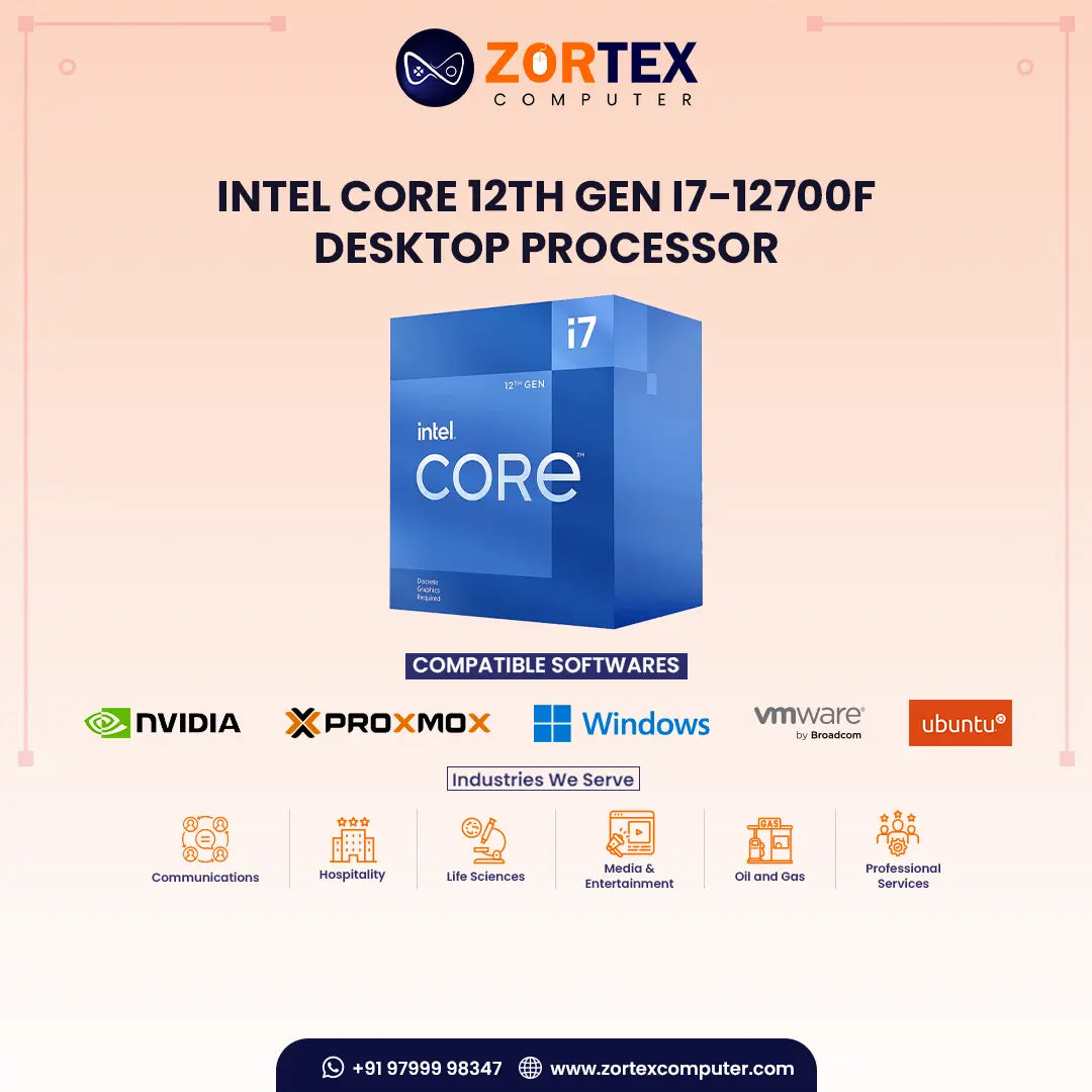 CPU Intel Core i7-12700F 12th Gen CPU Intel Core i7-12700F 12th Gen Desktop Processor