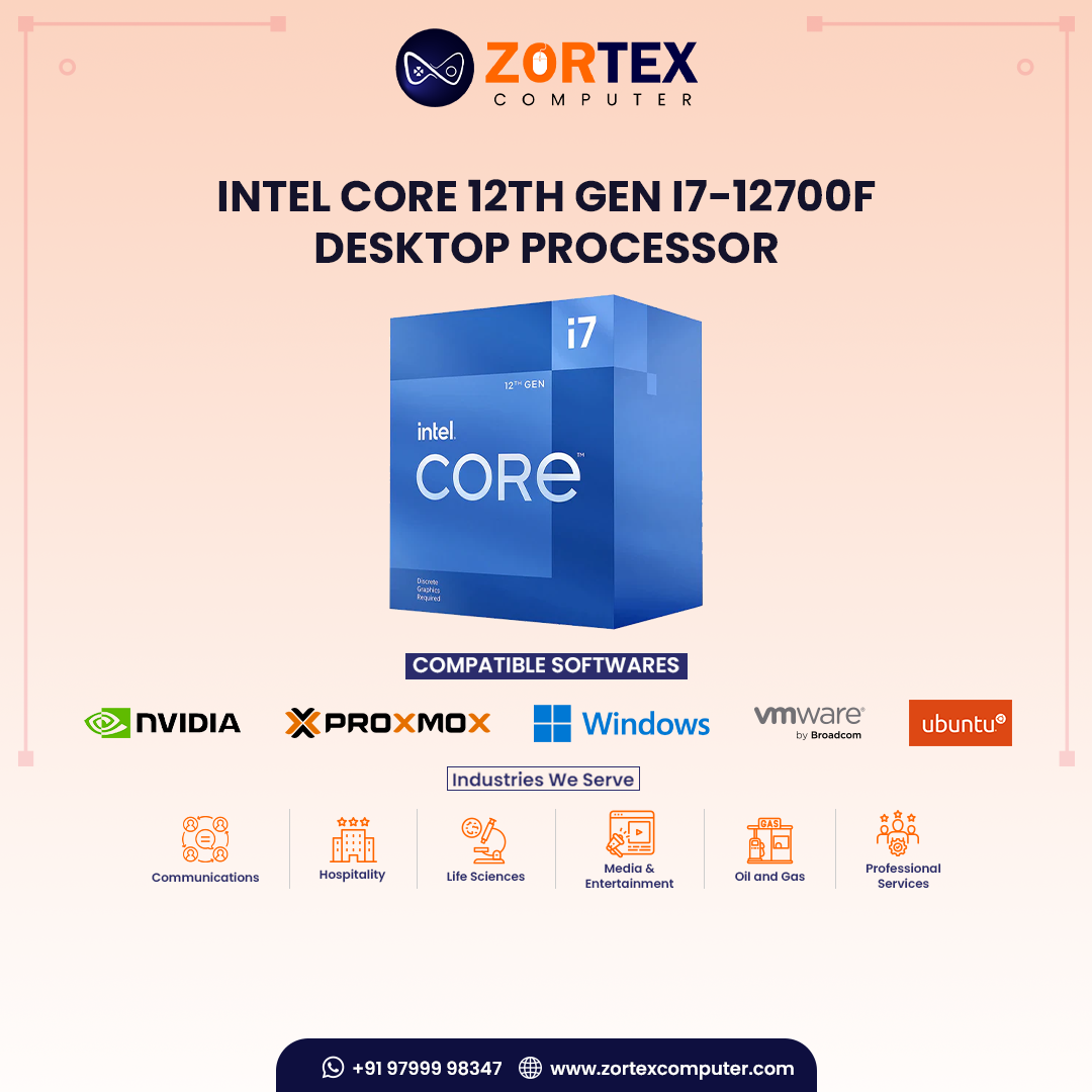 Intel Core 12th Gen i7-12700F Desktop Processor