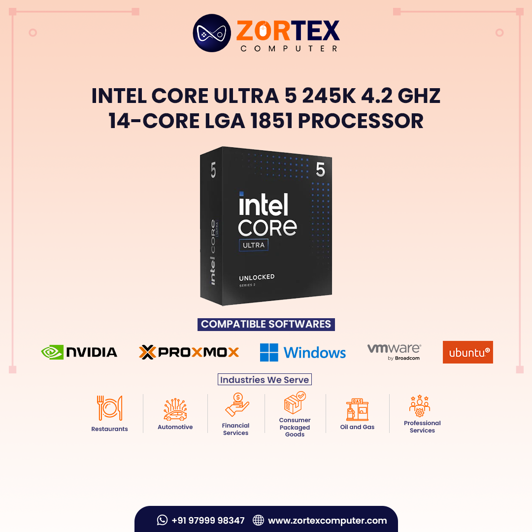 Intel Core Ultra 5 245K 4.2 GHz 14-Core LGA 1851 Processor