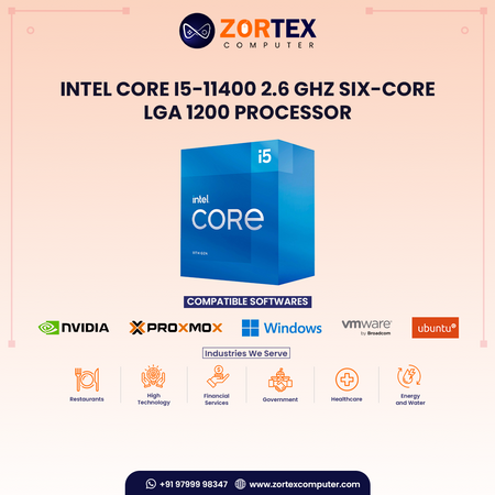 Intel Core i5-11400 2.6 GHz Six-Core LGA 1200 Processor