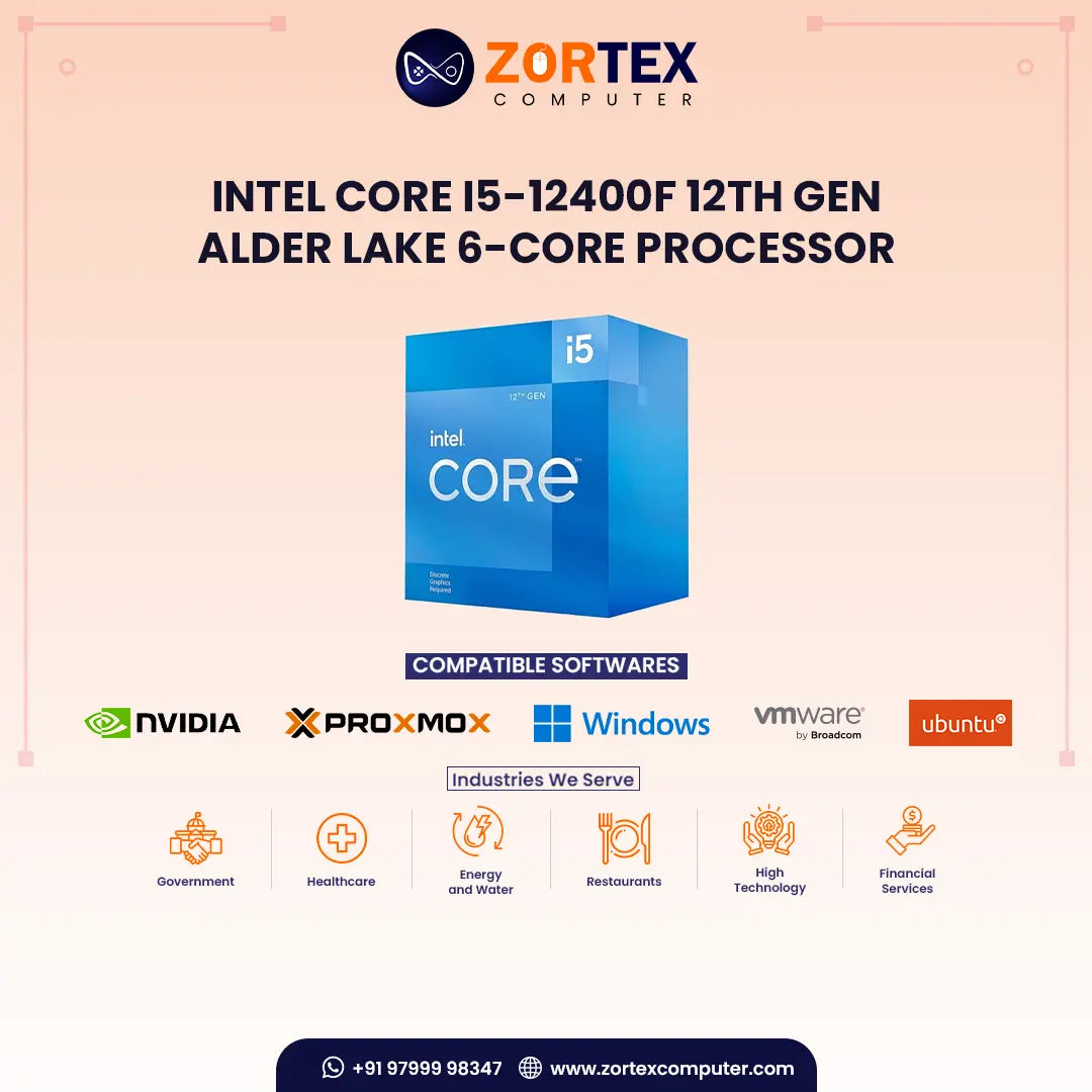 Intel Core i5-12400F 12th Gen Desktop Processor