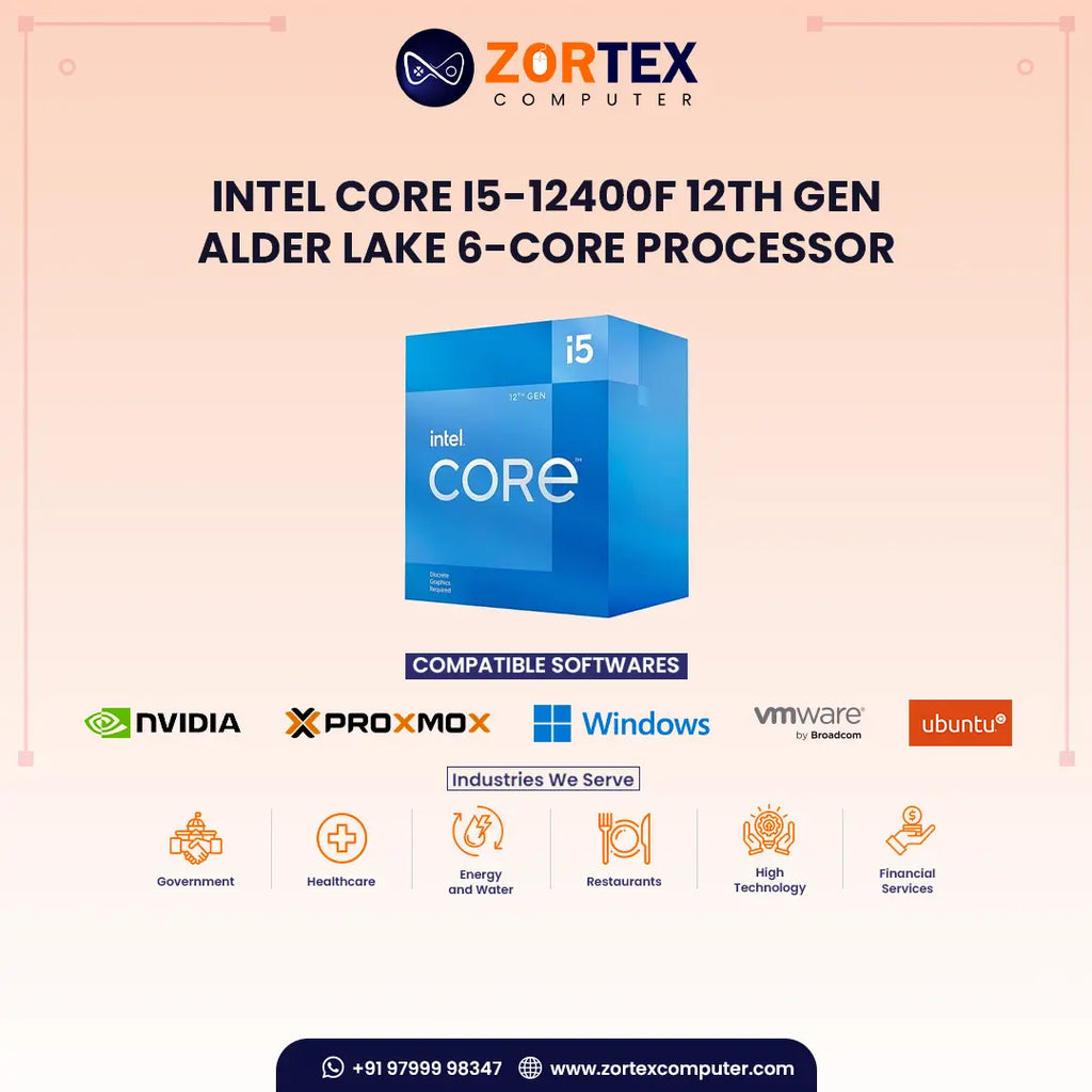 Intel Core i5-12400F 12th Gen Desktop Processor Intel Core i5-12400F 12th Gen Desktop Processor