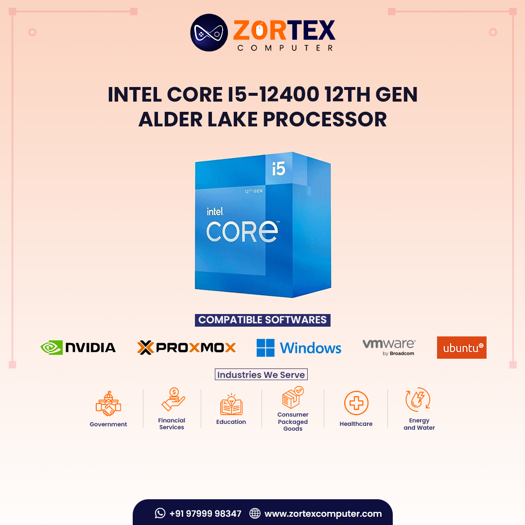 Intel Core i5-12400 12th Gen Alder Lake Processor