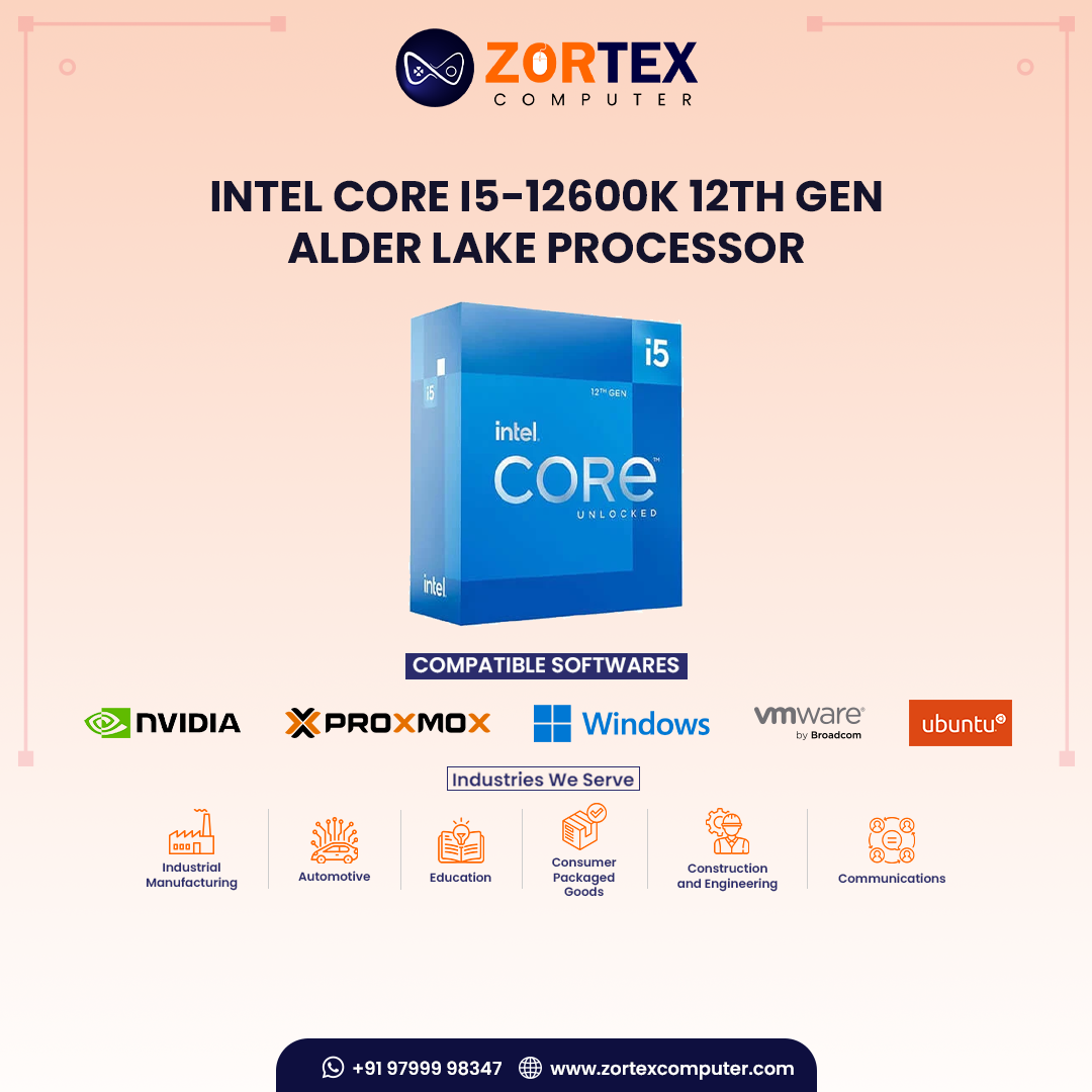 Intel Core i5-12600K 12th Gen Alder Lake Processor