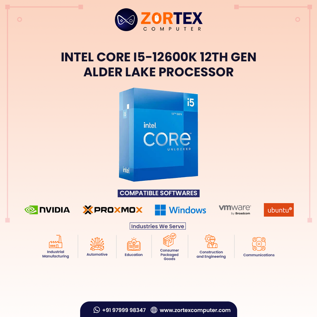 Intel Core i5-12600K 12th Gen Alder Lake Processor