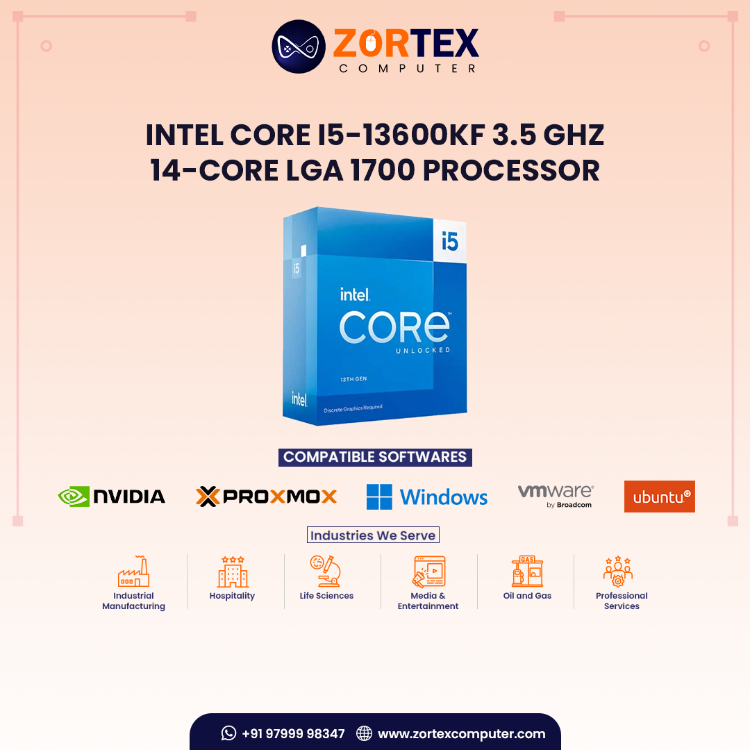 Intel Core i5-13600KF 3.5 GHz 14-Core LGA 1700 Processor