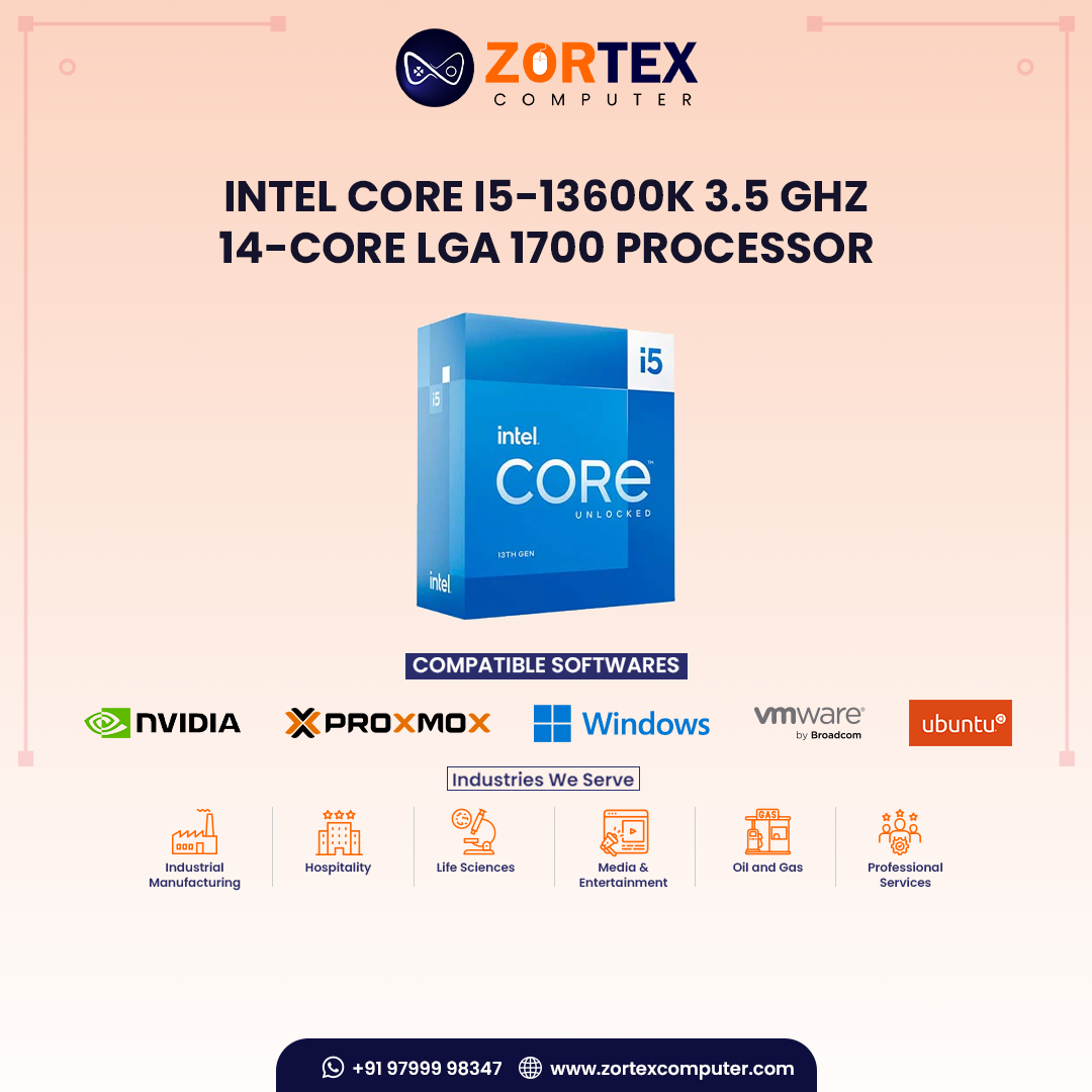Intel Core i5-13600K 3.5 GHz 14-Core LGA 1700 Processor