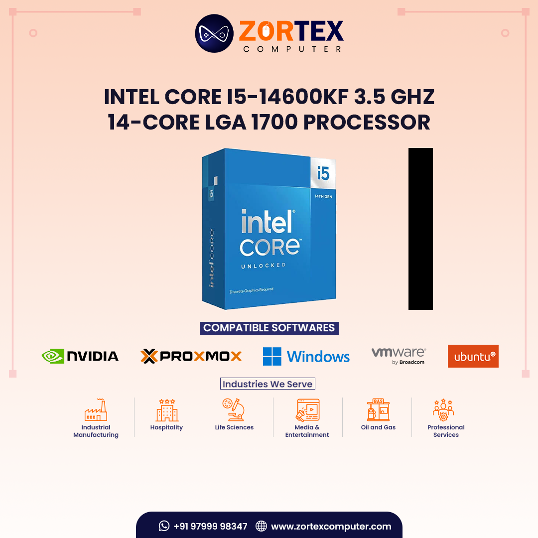Intel Core i5-14600KF 3.5 GHz 14-Core LGA 1700 Processor