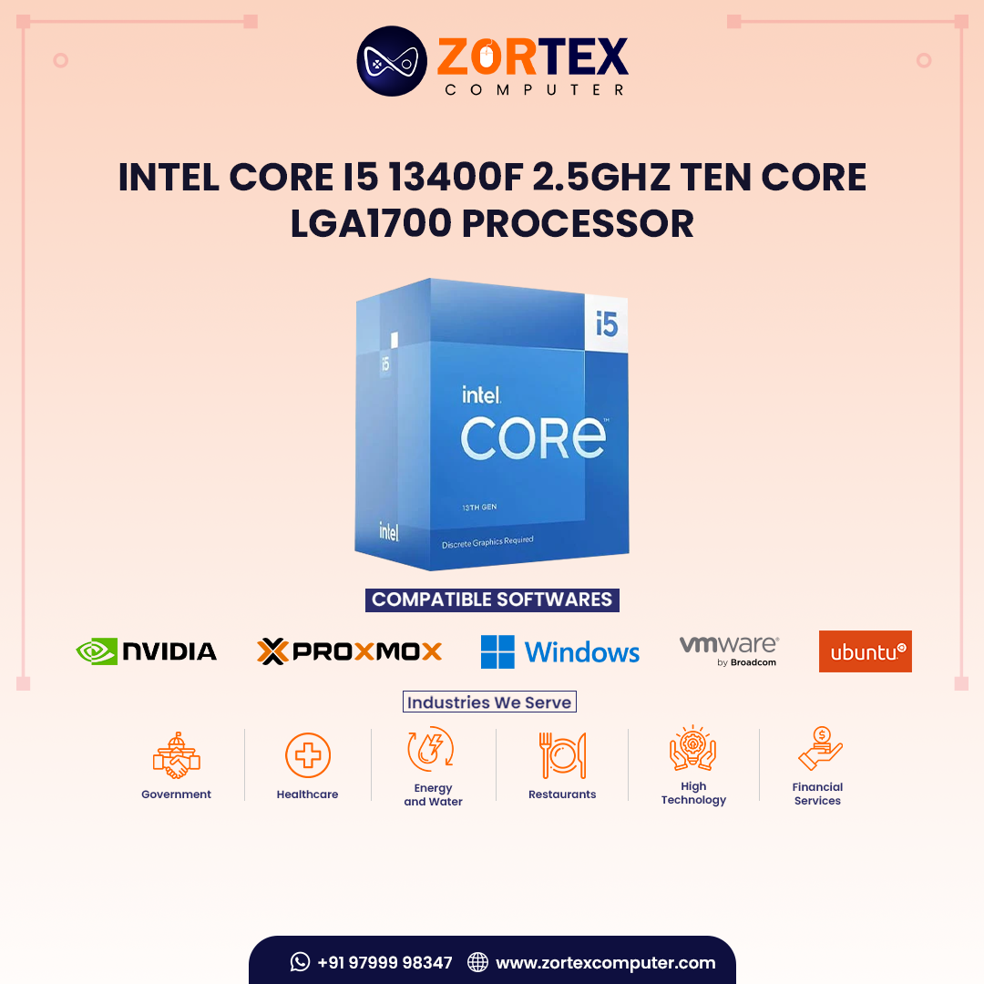 Intel Core i5 13400F 2.5GHz Ten Core LGA1700 Processor