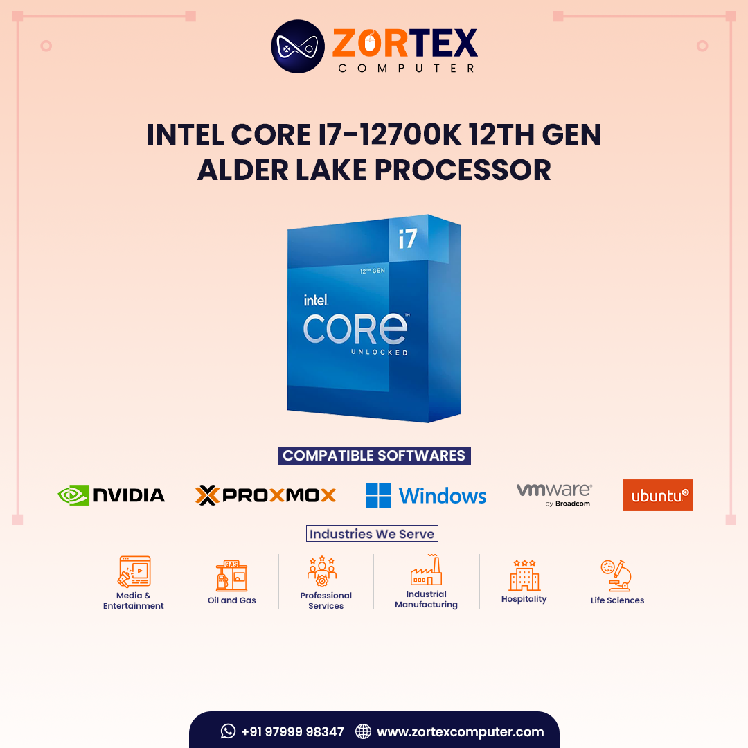 Intel Core i7-12700K 12th Gen Alder Lake Processor