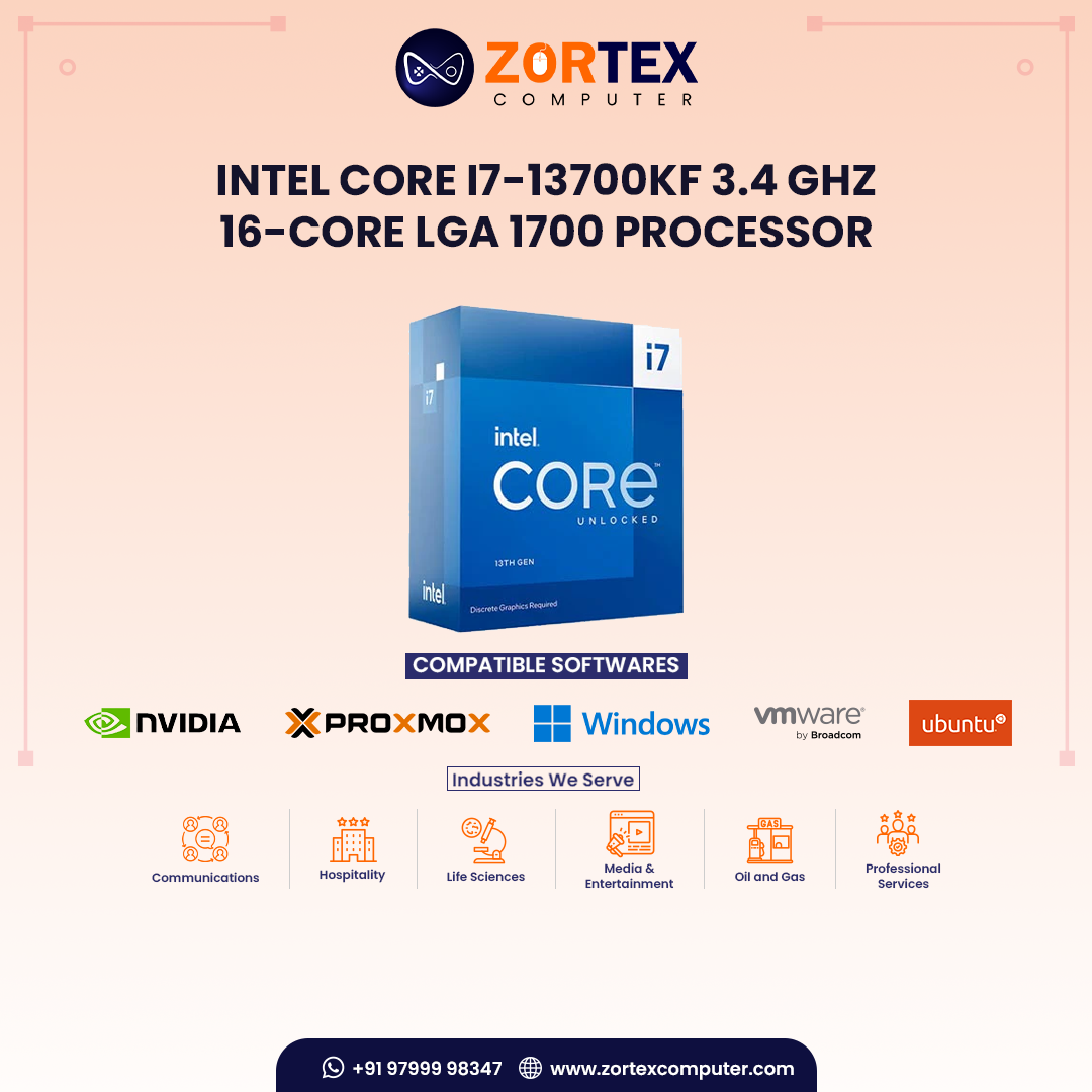 Intel Core i7-13700KF 3.4 GHz 16-Core LGA 1700 Processor