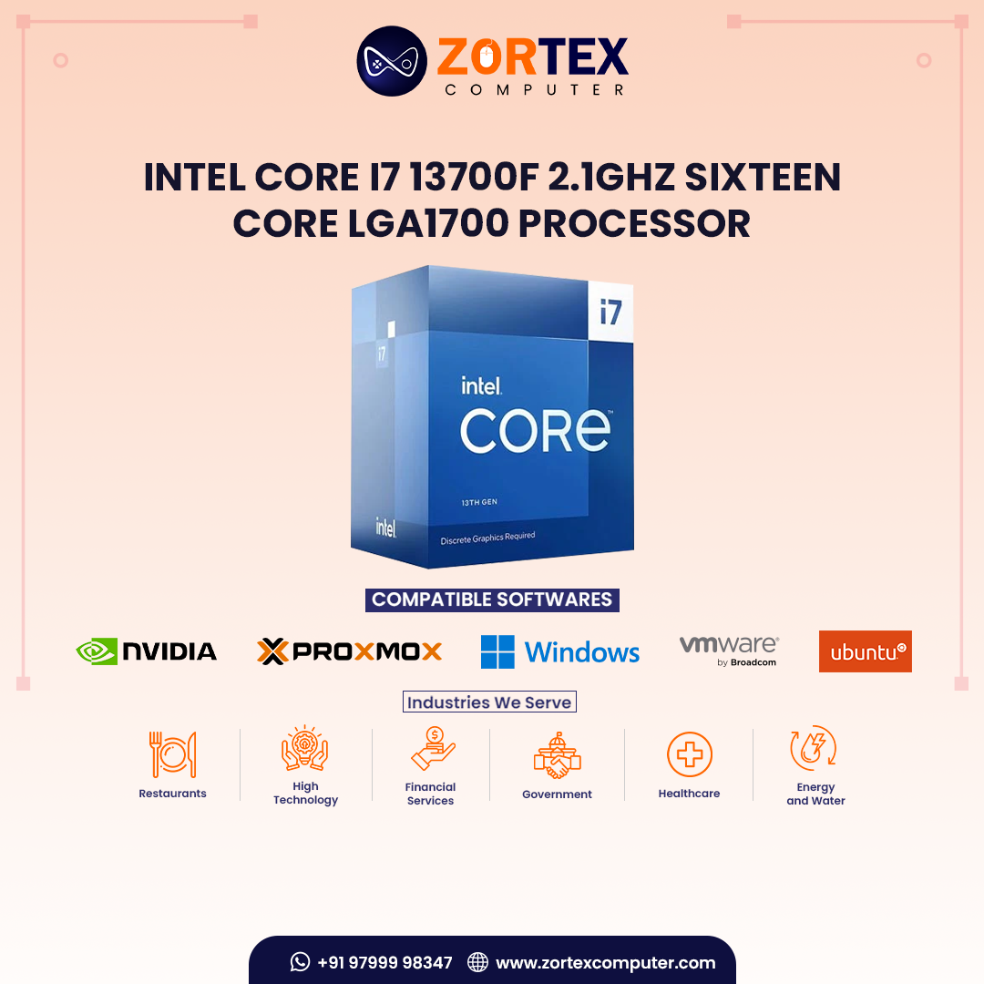 Intel Core i7 13700F 2.1GHz Sixteen Core LGA1700 Processor