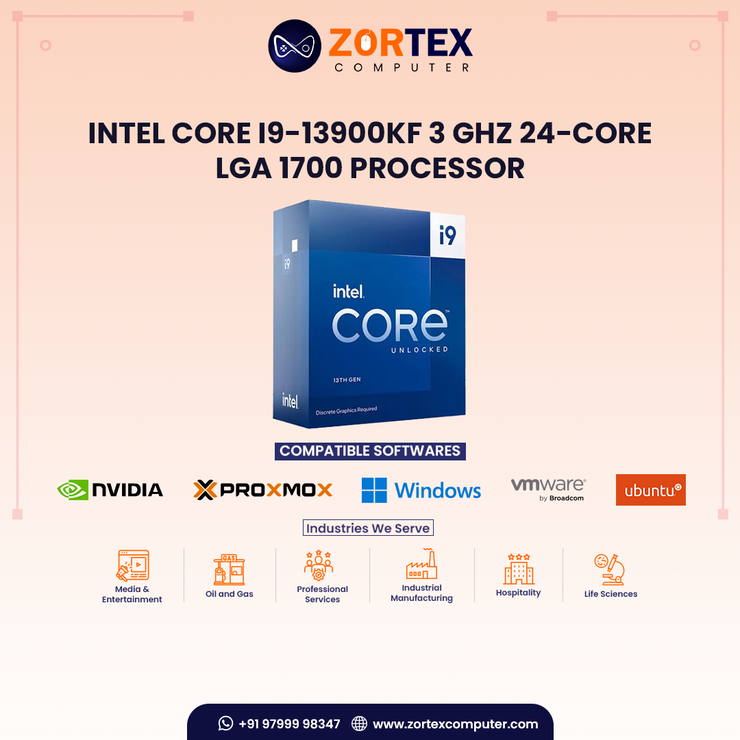 Intel Core i9-13900KF 3 GHz 24-Core LGA 1700 Processor