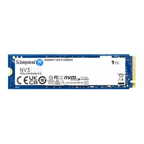 Kingston NV3 1TB Gen4x4 M.2 Internal SSD SNV3S/1000G