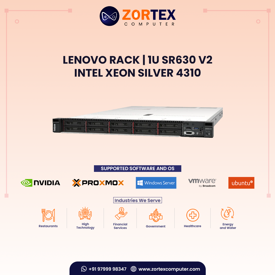 Lenovo Rack | 1U SR630 v2 Intel Xeon Silver 4310