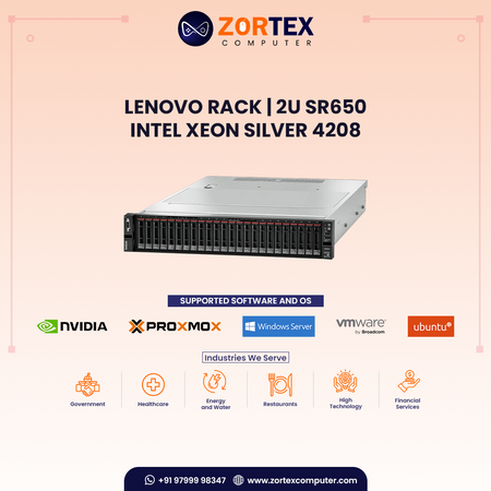 Lenovo Rack | 2U SR650 - Intel Xeon Silver 4208