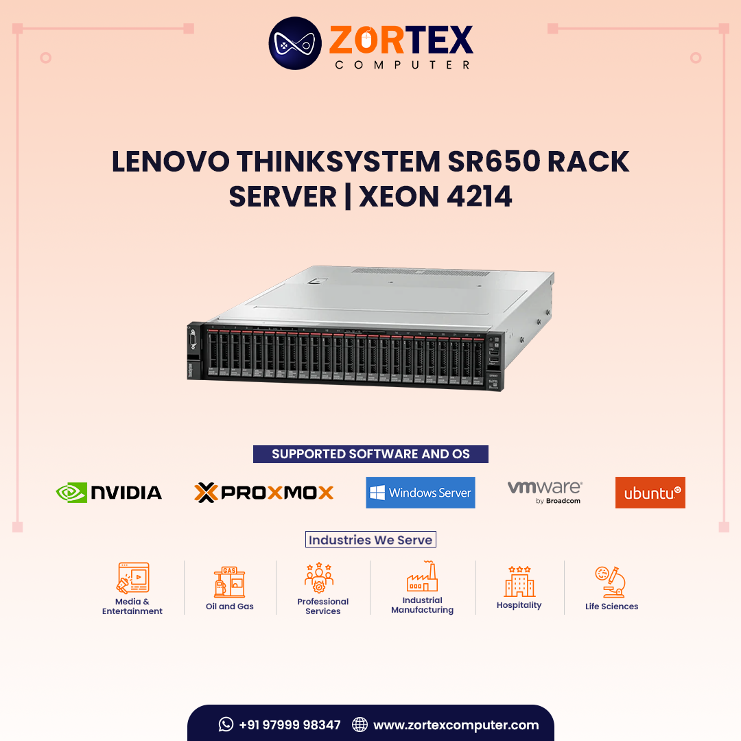 Lenovo ThinkSystem SR650 Rack Server | Xeon 4214