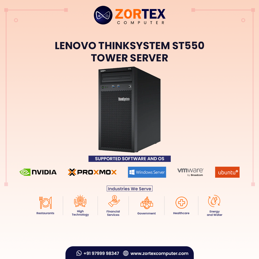 Lenovo ThinkSystem ST550 Tower Server