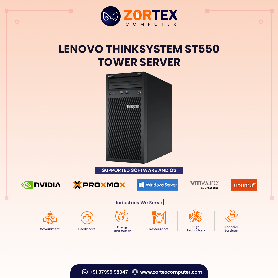 Lenovo ThinkSystem ST550 Tower Server