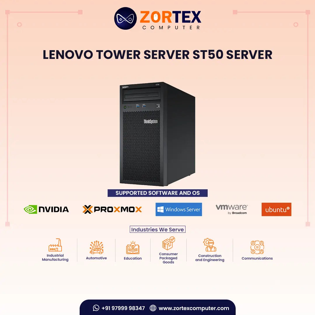 Lenovo ST50 Xeon E-2224G Tower Server