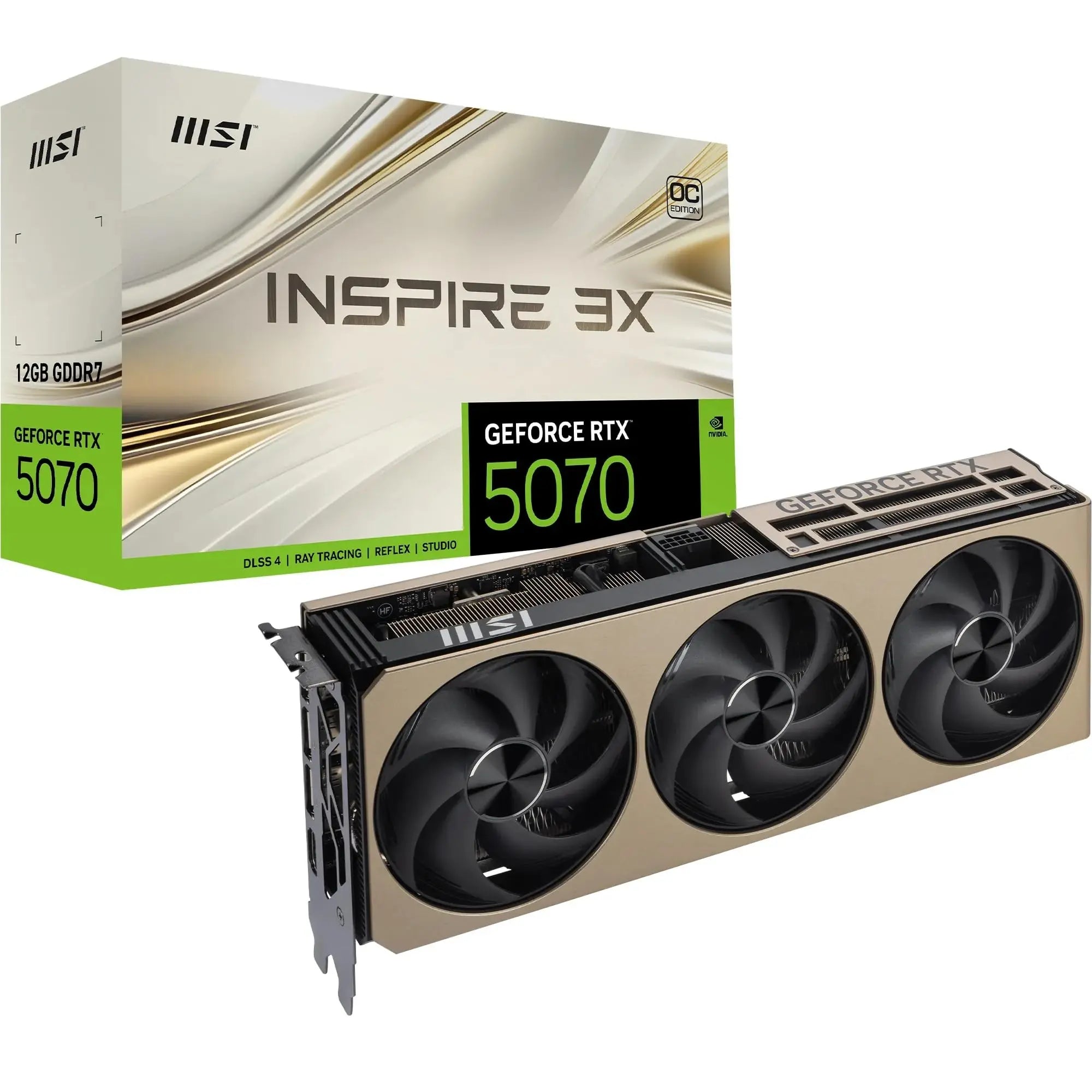 MSI GeForce RTX 5070 12G INSPIRE 3X OC