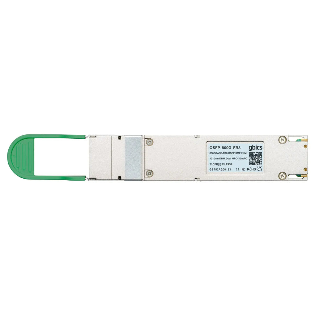 Compatible 800GBASE-FR8 800GBASE 2 × FR4 QSFP-DD PAM4 1310nm 2km DOM D