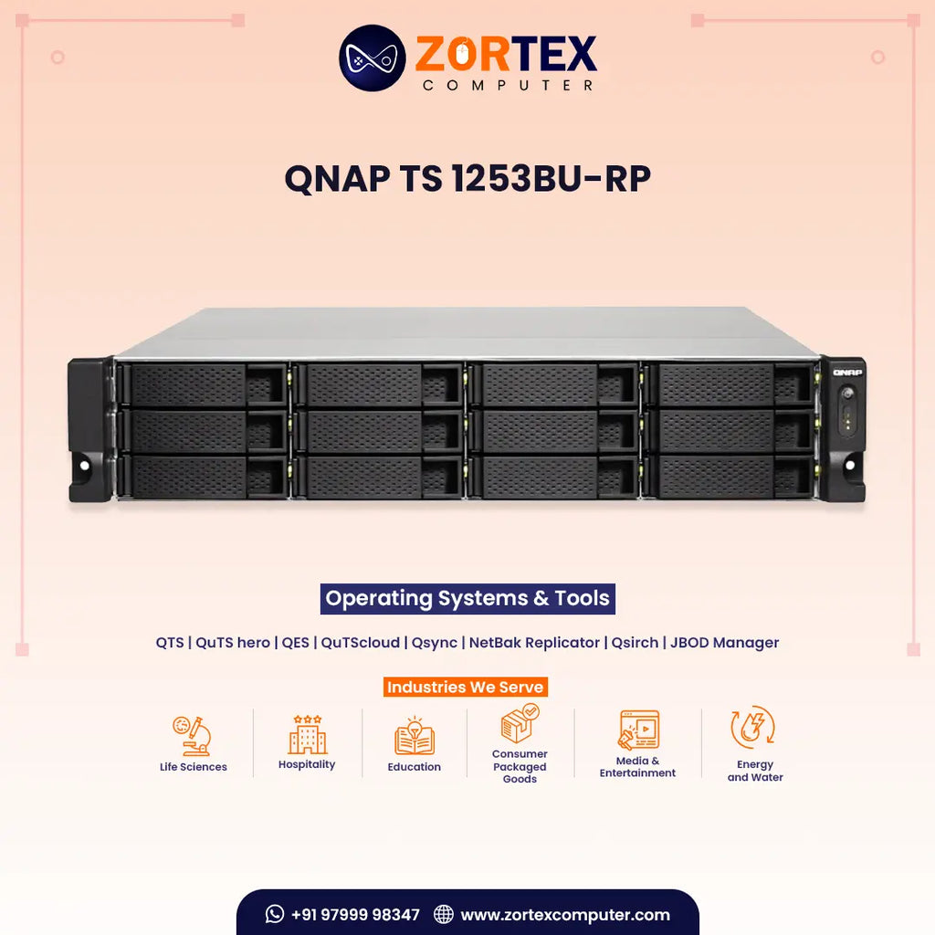 Pc Waheed Rp Secure QNAP TS 1253BU-RP Rackmount NAS Server