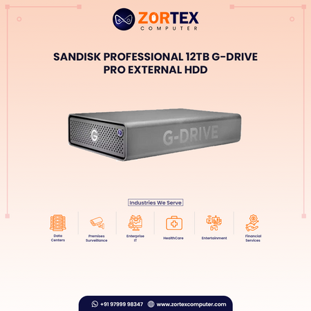 SanDisk Professional 12TB G-DRIVE PRO External HDD