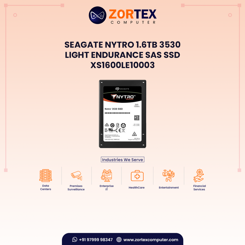 Seagate Nytro 1.6TB 3530 Light Endurance SAS SSD XS1600LE10003