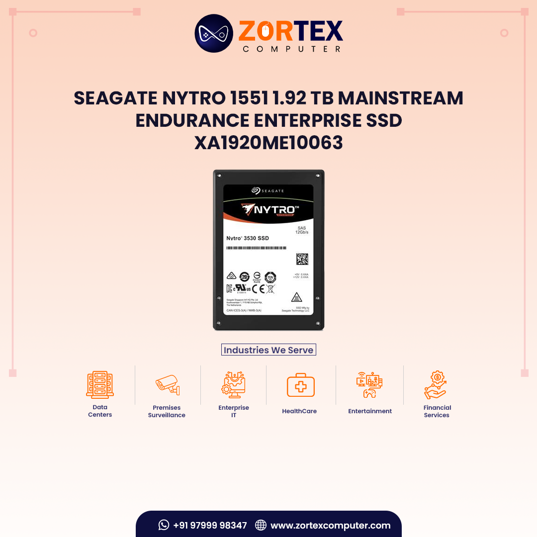 Seagate Nytro 1551 1.92 TB Mainstream Endurance Enterprise SSD XA1920ME10063