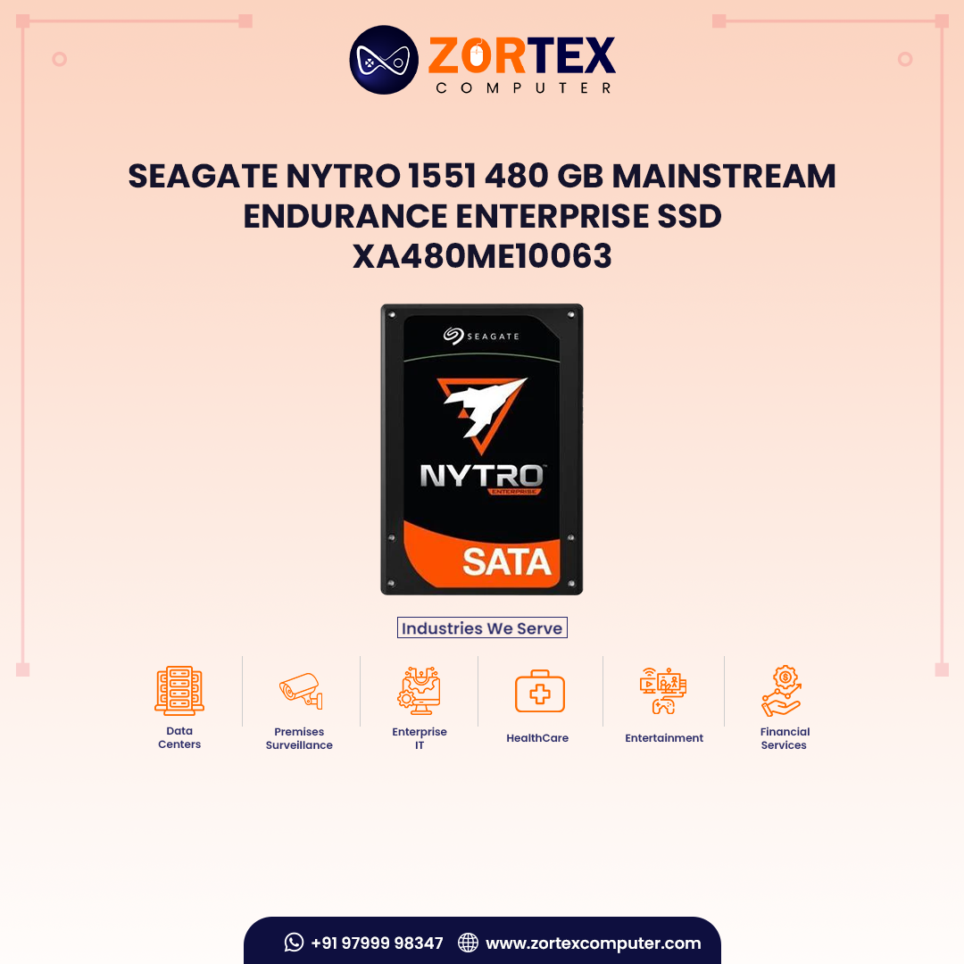 Seagate Nytro 1551 480 GB Mainstream Endurance Enterprise SSD XA480ME10063