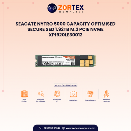 Seagate Nytro 5000 Capacity Optimised Secure SED 1.92TB M.2 PCIe NVMe XP1920LE30012