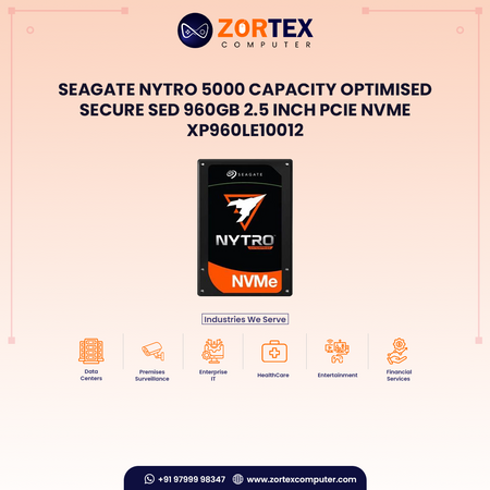 Seagate Nytro 5000 Capacity Optimised Secure SED 960GB 2.5 inch PCIe NVMe XP960LE10012