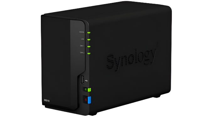 Synology DS218 Front Left