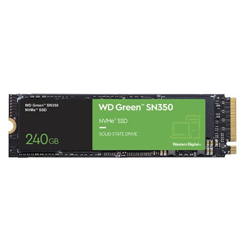 WD SN350 Green 240GB M.2 NVMe Internal SSD WDS240G2G0C