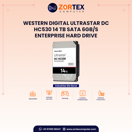 Western Digital Ultrastar DC HC530 14 TB SATA 6Gb/s Enterprise Hard Drive