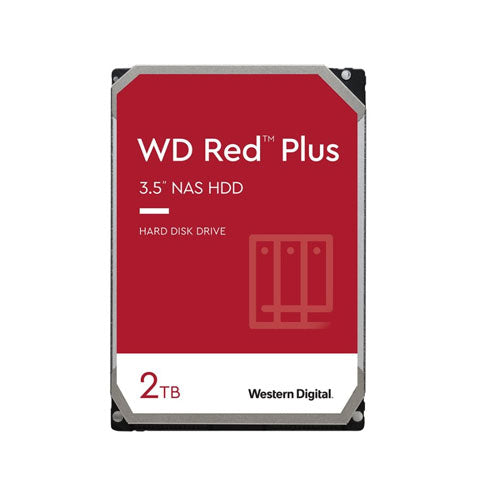 WD Red Plus 2TB NAS Hard Drive 5400 RPM HDD WD20EFPX