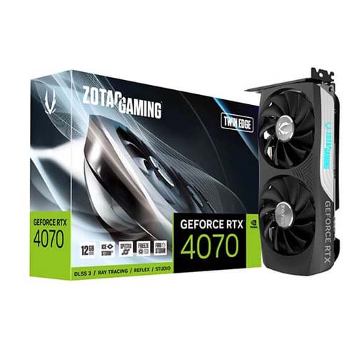 Zotac RTX 4070 Twin Edge 12GB Graphics Card ZT-D40700E-10M