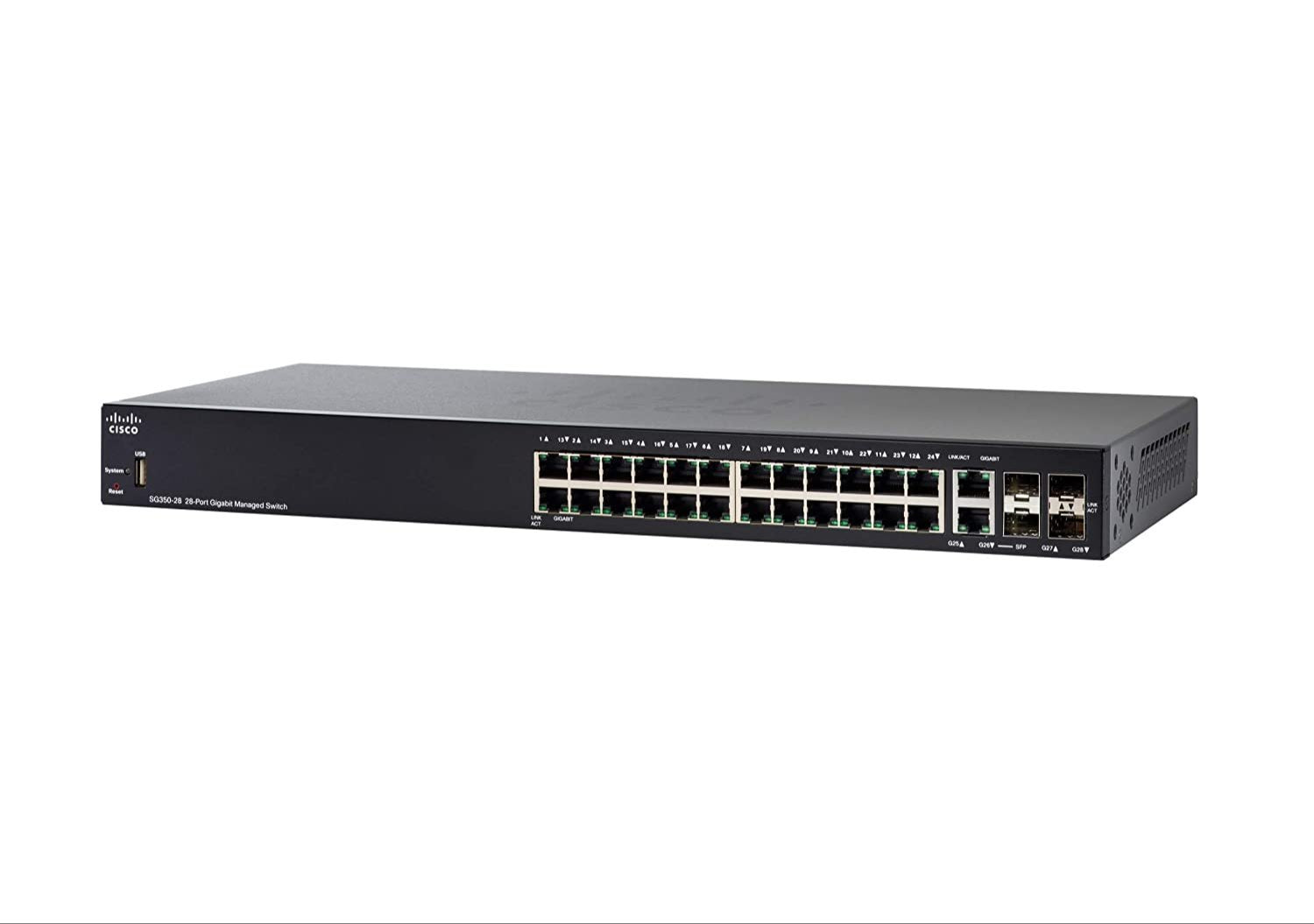 Cisco SG350-28 28-Port Gigabit Managed Switch