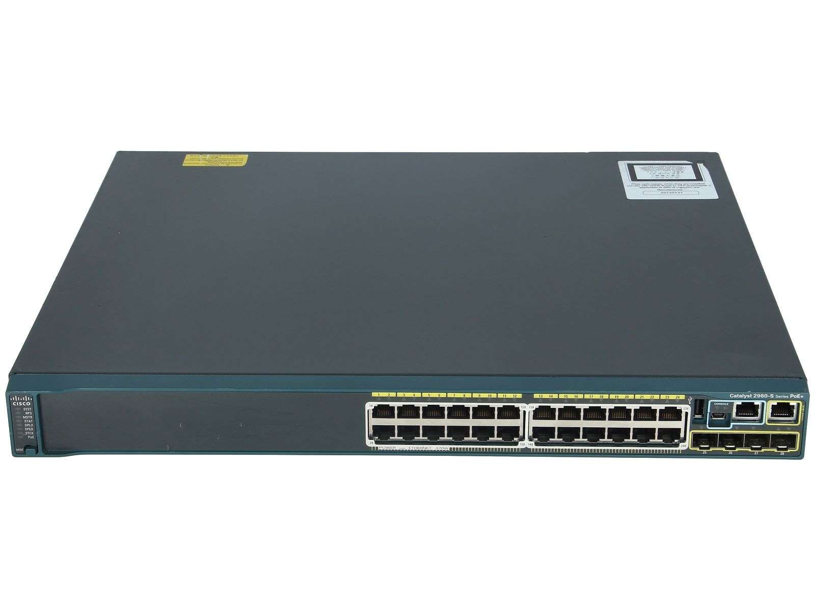 Cisco WS-C2960S-24PS-L Catalyst GE Switch