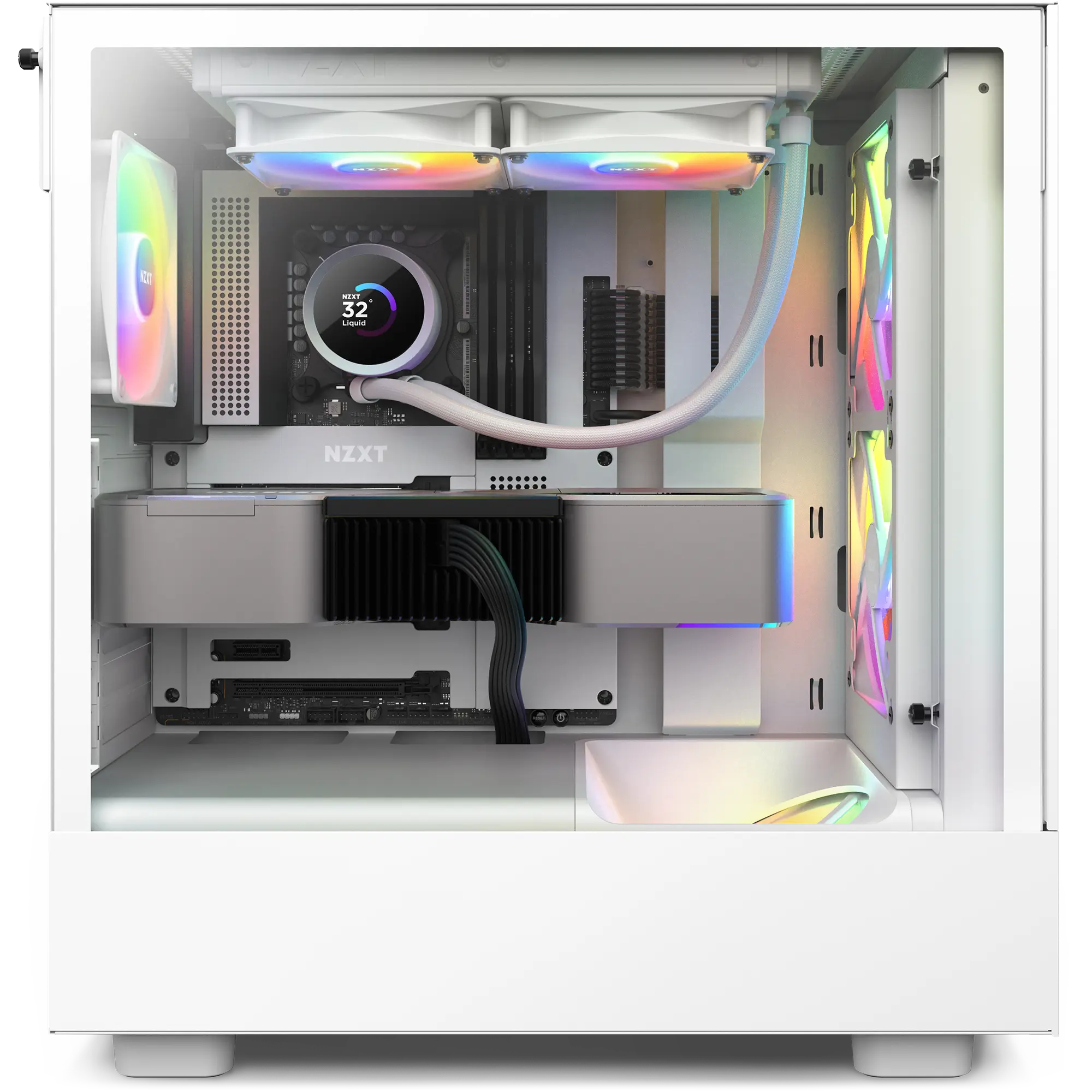 NZXT Kraken Plus 240 RGB V2 White CPU Liquid Cooler