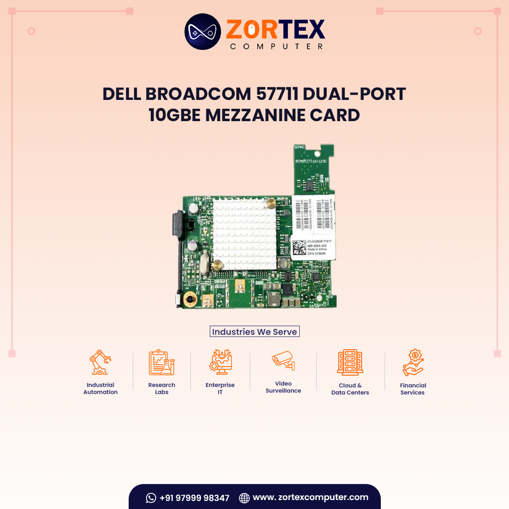 Dell Broadcom 57711 Dual-Port 10GbE Mezzanine Card