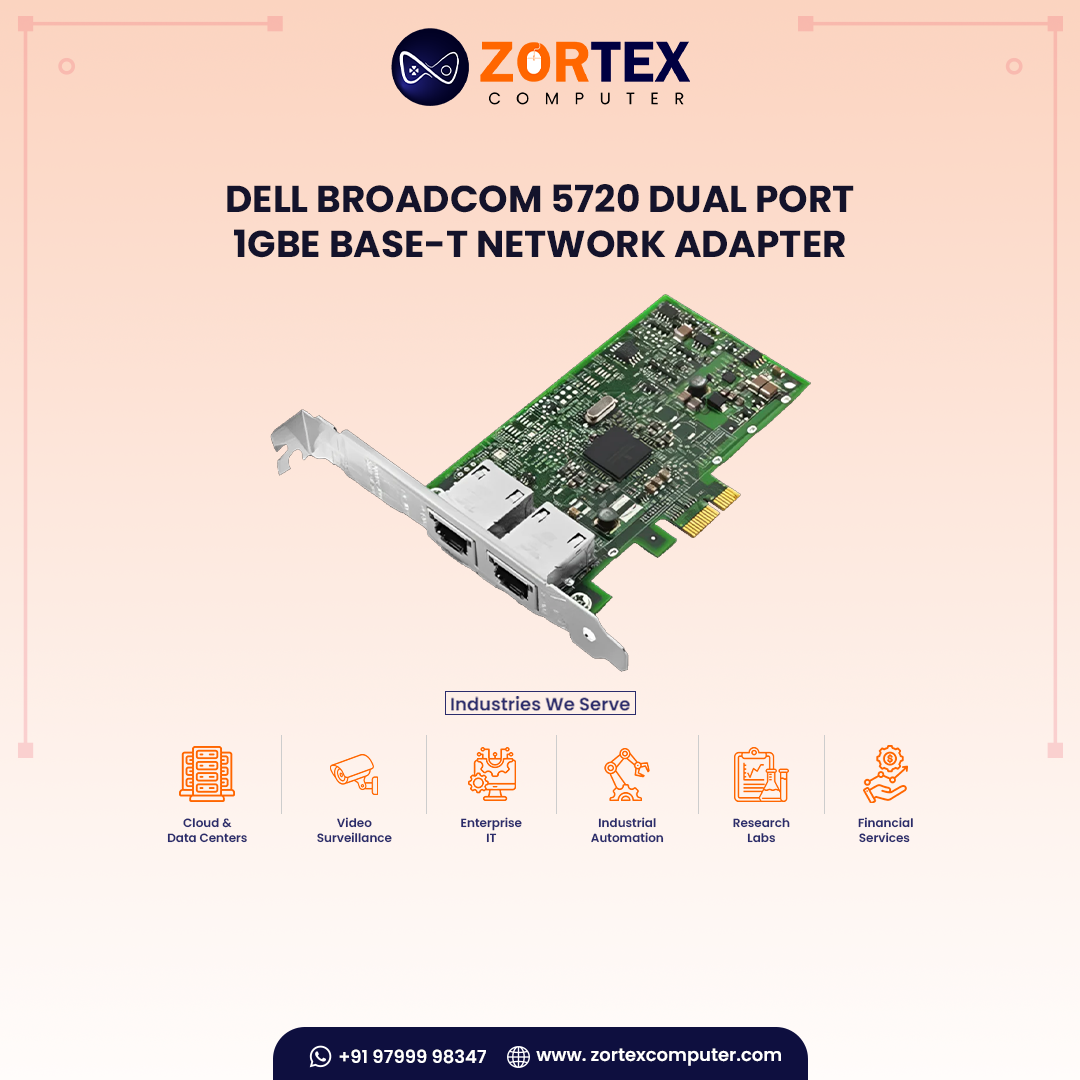 Dell Broadcom 5720 Dual Port 1GbE BASE-T Network Adapter