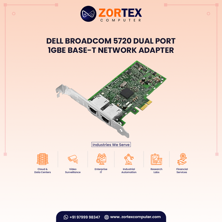 Dell Broadcom 5720 Dual Port 1GbE BASE-T Network Adapter