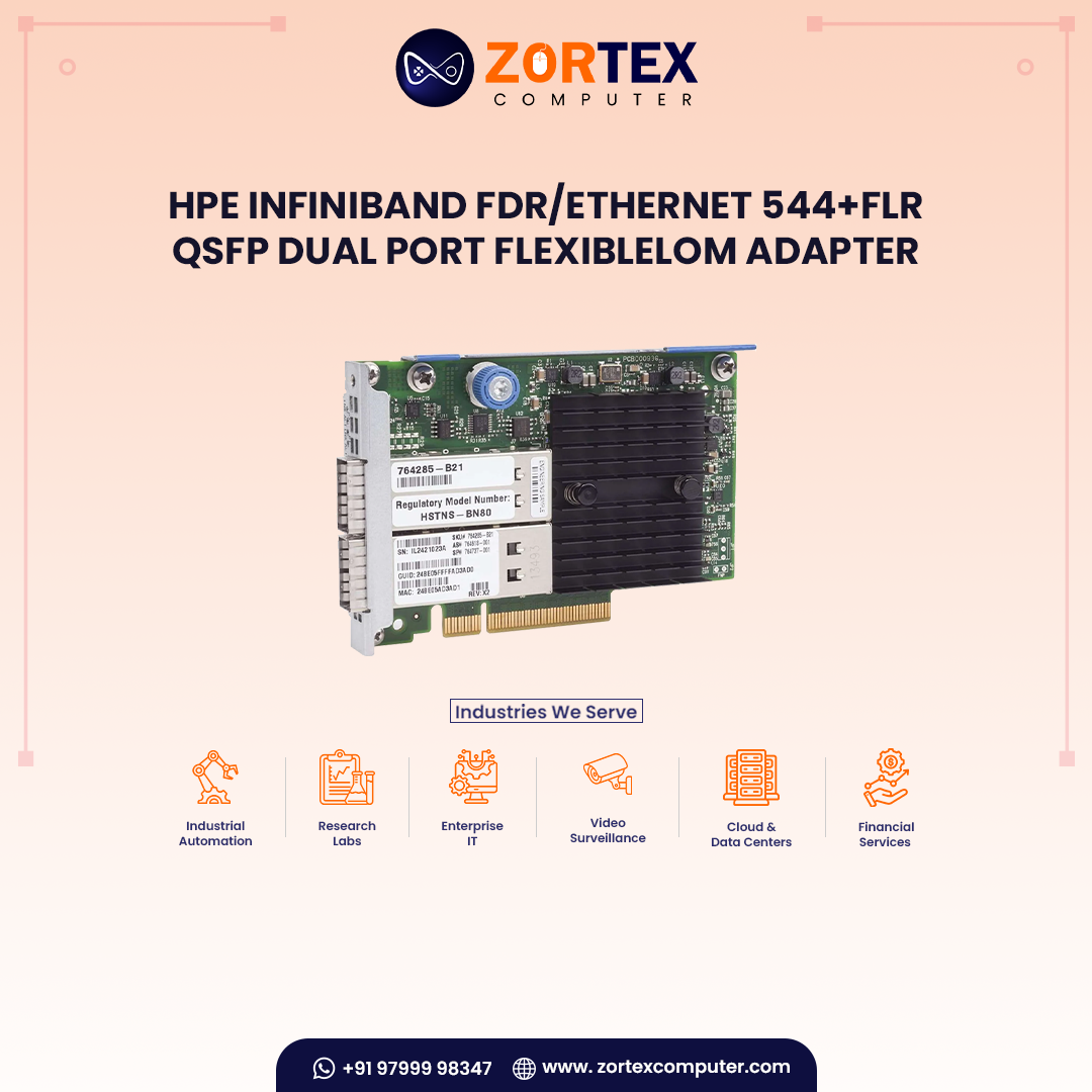 HPE Infiniband FDR/Ethernet 544+FLR QSFP Dual Port FlexibleLOM Adapter