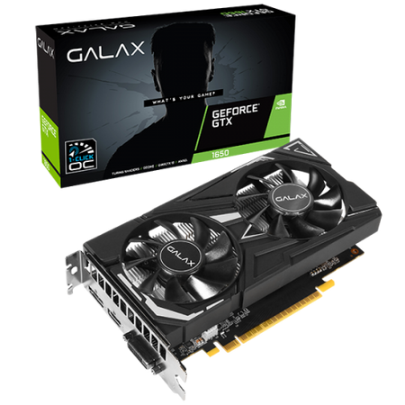 GALAX GeForce GTX 1650 EX (1-Click OC) GDDR6 Graphic Card 65SQL8DS66E6
