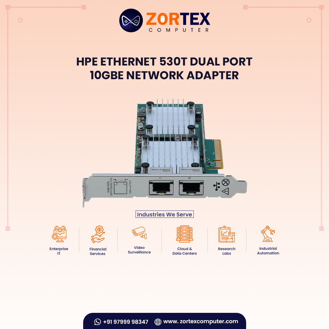 HPE Ethernet 530T Dual Port 10GbE Network Adapter