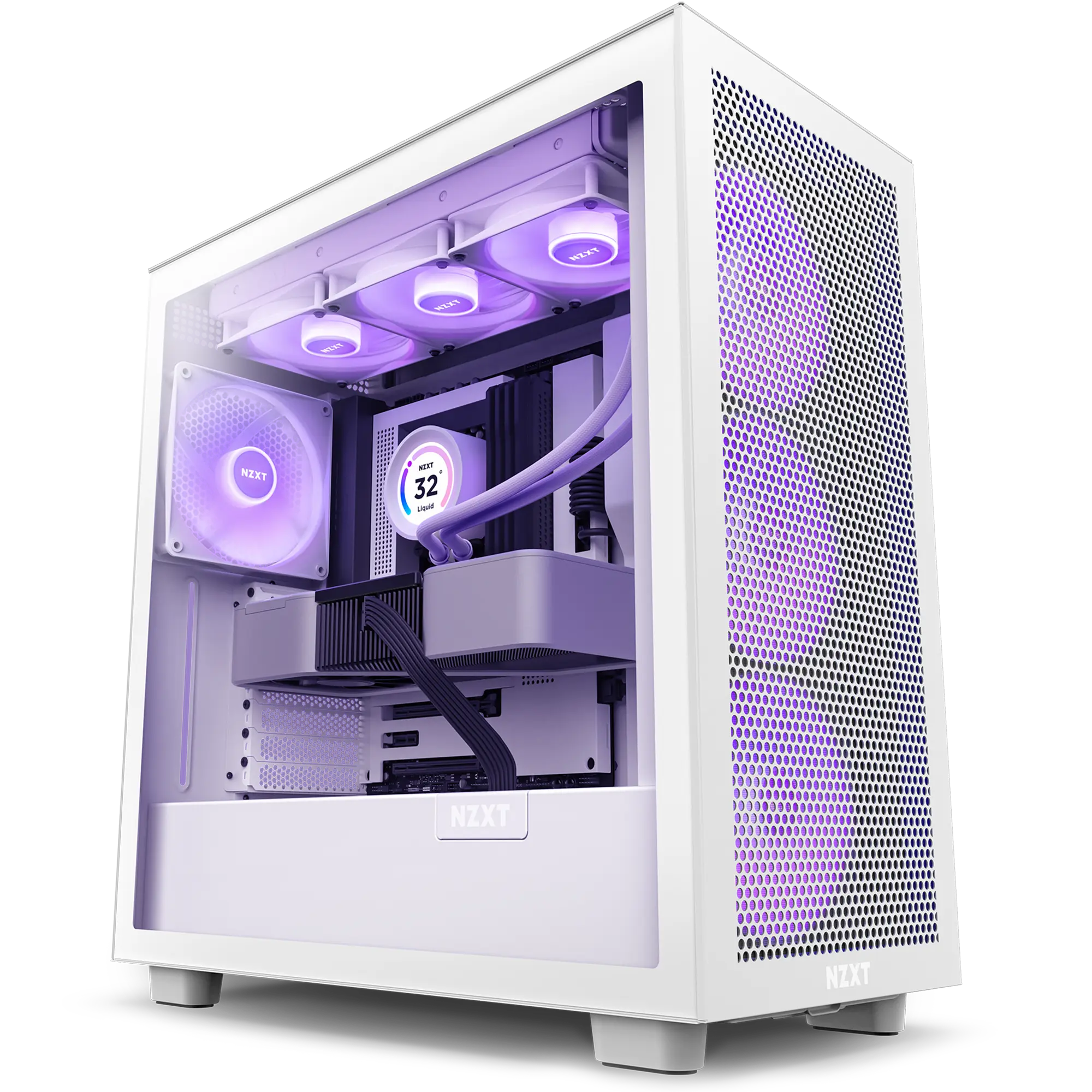 NZXT H9 Flow (2025) White PC Case