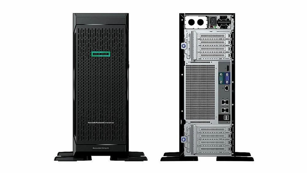 HPE ML350 Gen10 4210R Tower Server Back
